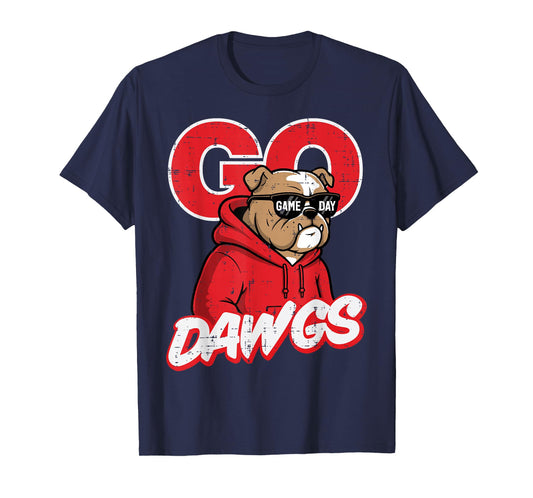 Bulldog Sunglasses Men Women Kids Boys Girls Youth Teen T-Shirt