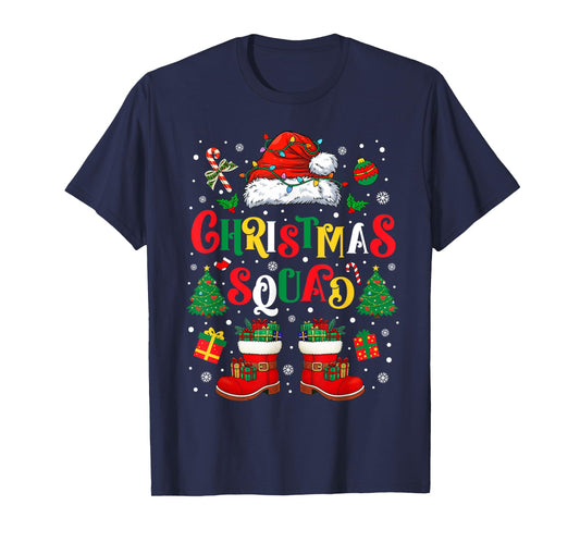 Christmas Squad Xmas PJ Christmas Pajamas Family Kids Friend T-Shirt