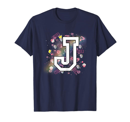 Kids Letter J Clothing For a Girl Who's Name Starts With J T-Shirt