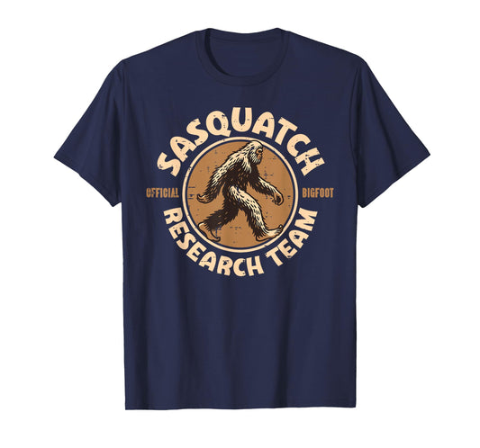 Sasquatch Official Research Team Fun Bigfoot Women Men Kids T-Shirt
