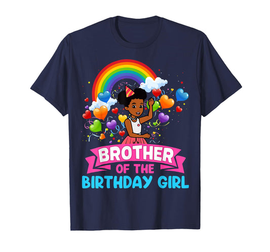 Brother Of Birthday Girl Gracie Birthday Dolls Girl Party T-Shirt