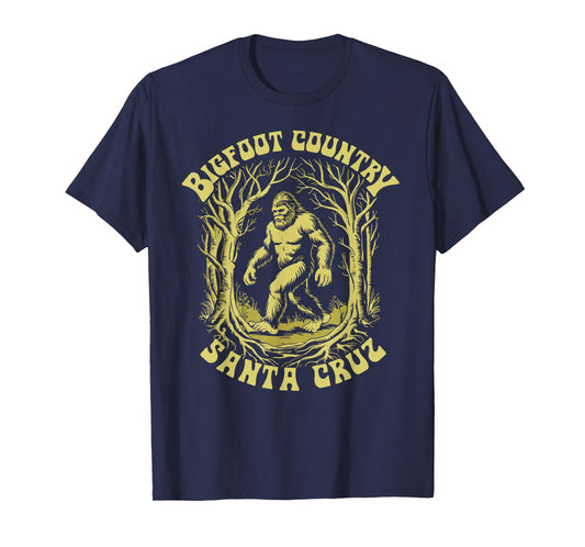 Santa Cruz Bigfoot Country Retro Sasquatch Lover Classic T-Shirt