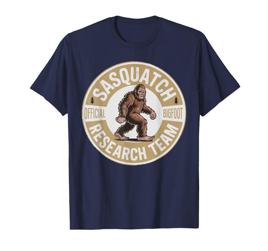 Bigfoot Research Team Retro Vintage Sasquatch Men Women T-Shirt