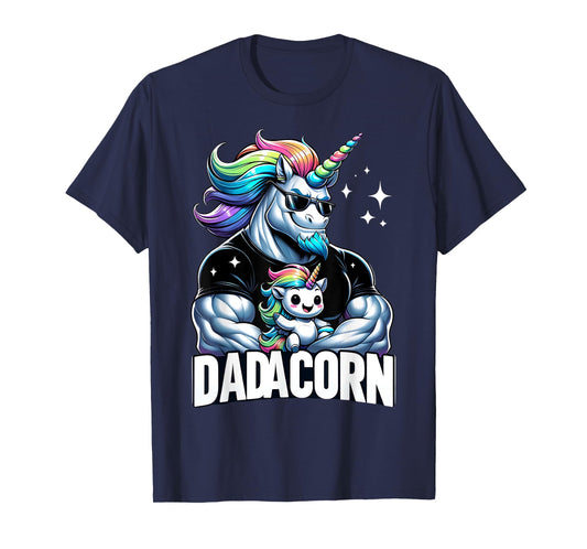 Father's Day Dadacorn Unicorn Dad and Son Daughter, Dadacorn T-Shirt