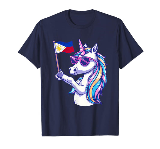 Philippines Unicorn Pinoy Pilipinas Pride Filipino Roots T-Shirt