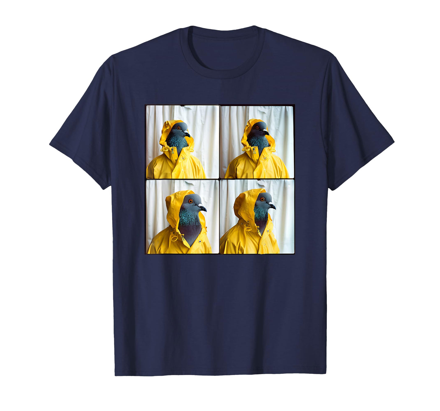 Funny Pigeon Photobooth Weird Animal Pigeon Fancier T-Shirt