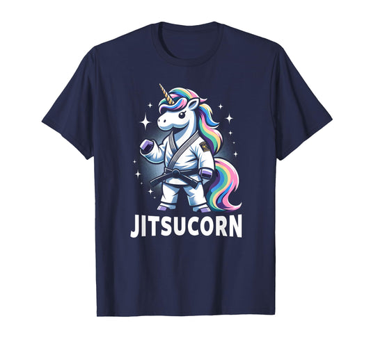 Funny Self Defense BJJ Shirt Cute Unicorn Jiu Jitsu T-Shirt