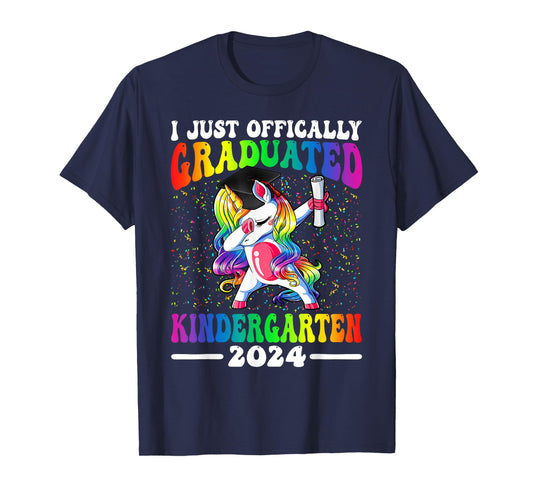 I Just Officially Graduated Kindergarten Graduation 2024 T-Shirt