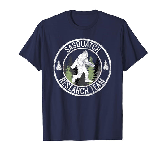SASQUATCH RESEARCH TEAM Bigfoot T Shirt Funny Novelty Gift T-Shirt
