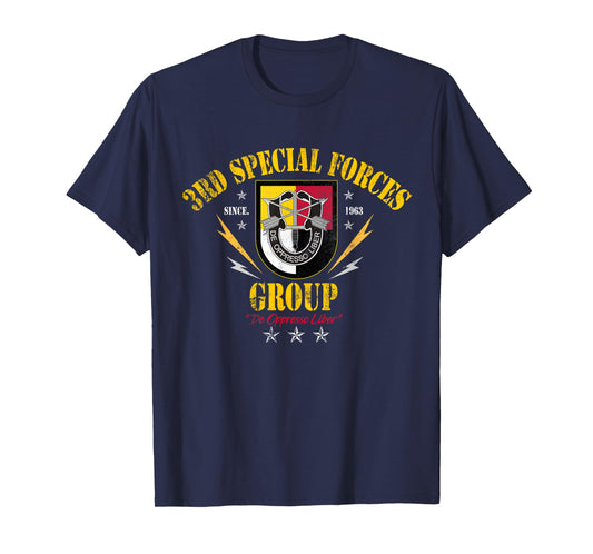 3rd Special Forces Group Veteran T Shirt Military Patriotic T-Shirt