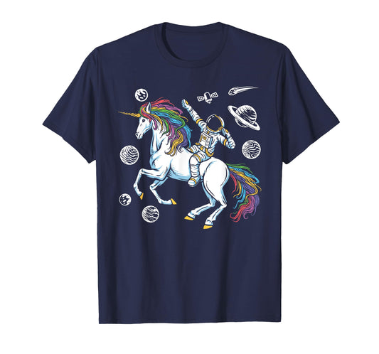 Magical Unicorn Girls Cosmonaut Gift Space Travel Astronaut T-Shirt