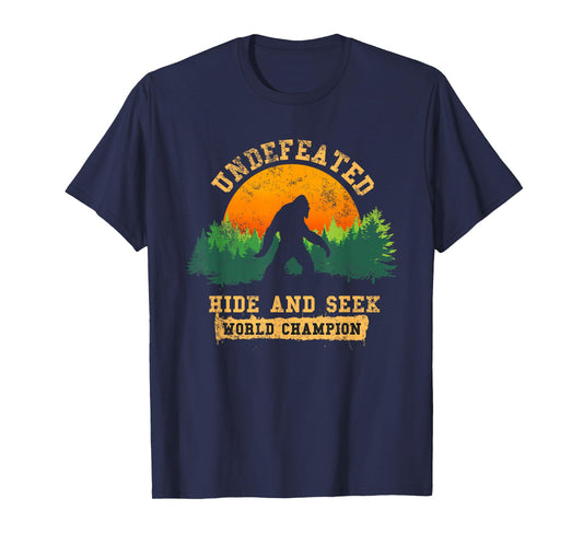 Hide And Seek World Champion T-shirt Bigfoot Is Real T-shirt T-Shirt
