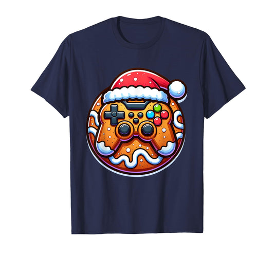 Christmas Gamer Boys Video Games Santa Controller Xmas Funny T-Shirt