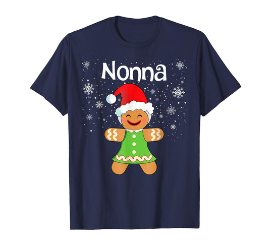 Nonna Gingerbread Family Matching Christmas Women T-Shirt
