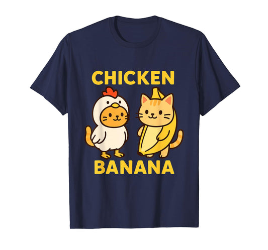 Funny Cat Chicken Banana T-Shirt