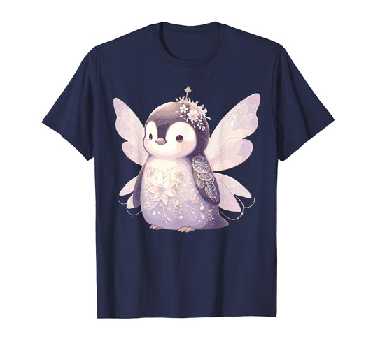 Cute Fairy Fairycore Aesthetic Penguin Lover Apparel Penguin T-Shirt