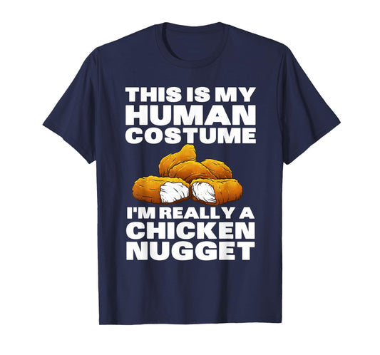 Chicken Nugget Art For Men Women Kids Chicken Nugget Costume T-Shirt