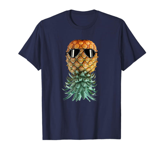 Matching Wife & Husband Upside Down Pineapple T-Shirt