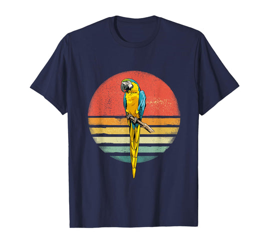 Parrot Bird Retro Parrot Birdwatcher Bird Parrot Lover T-Shirt
