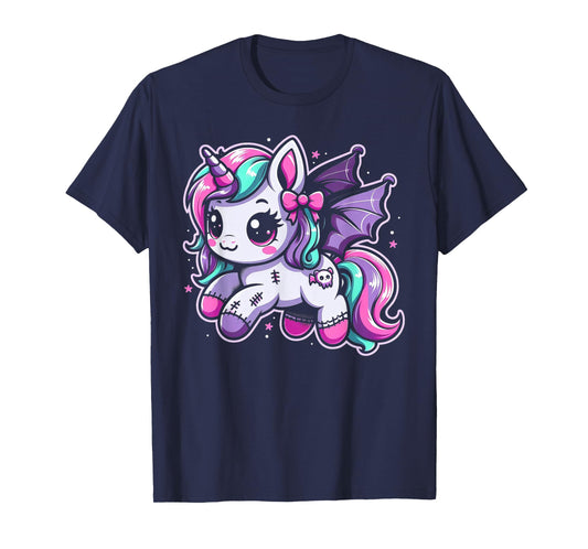 Pastel Goth Unicorn Kawaii Creepy Cute Aesthetic Art T-Shirt