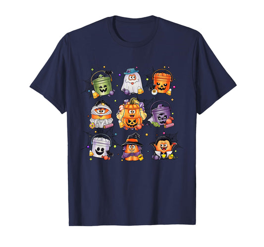 Spooky Nuggets Meal Bucket Halloween Chicken Nugget Spooky T-Shirt