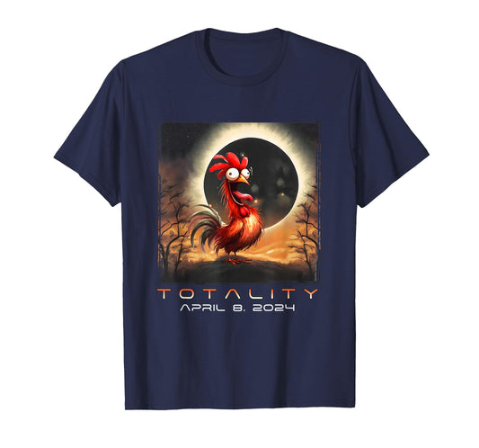 Funny Chicken Total Solar Eclipse T-Shirt
