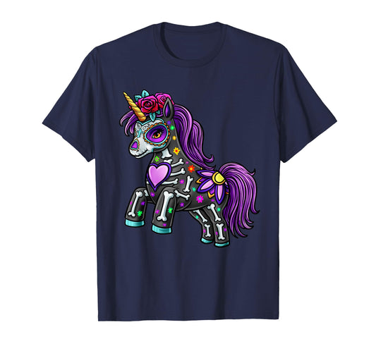 Dead Unicorn Sugar Skull T-Shirt