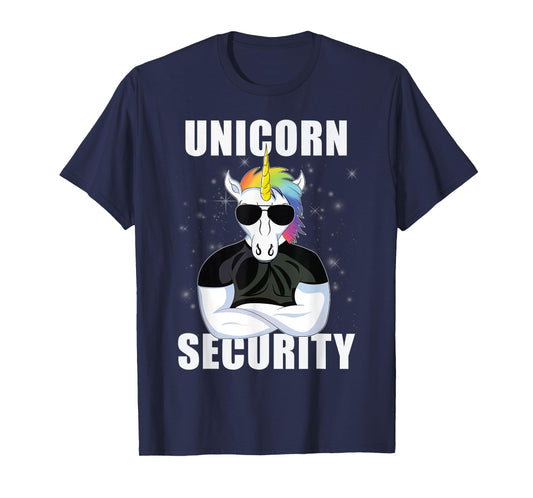 Funny Muscle Unicorn Security, Unicorns Lover Party Gift T-Shirt
