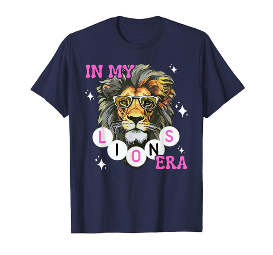 In My Lions Era Team Squad Back to School Mascot Spirit Game T-Shirt