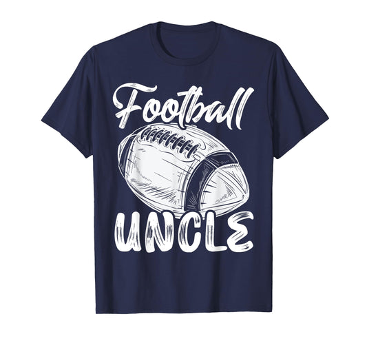 Football Uncle For Men Family Matching Players Fathers Day T-Shirt