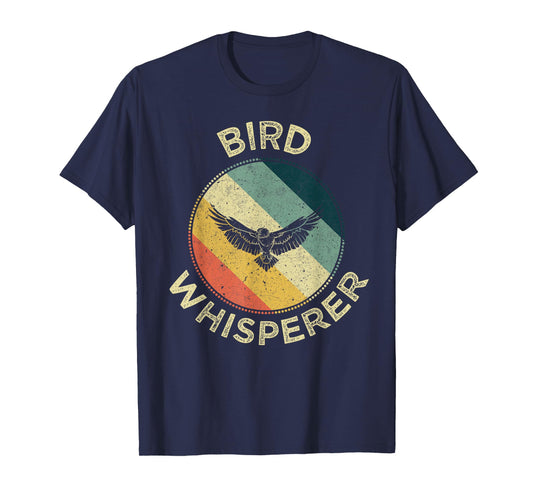 Bird Whisperer Retro Vintage Zoologist Birds Lover Gift T-Shirt