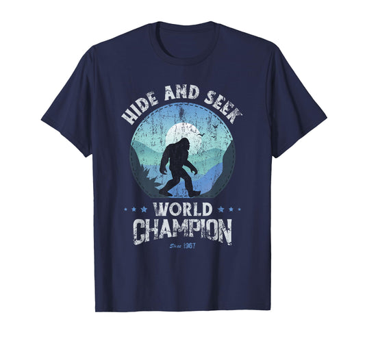 Bigfoot Shirt Hide and Seek, Bigfoot Hide and Seek Champion T-Shirt