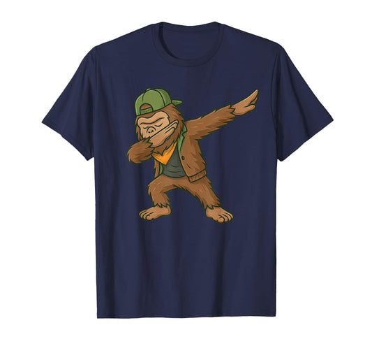 Bigfoot Dab Sasquatch Streetwear Funny Gifts Men Women Kid T-Shirt