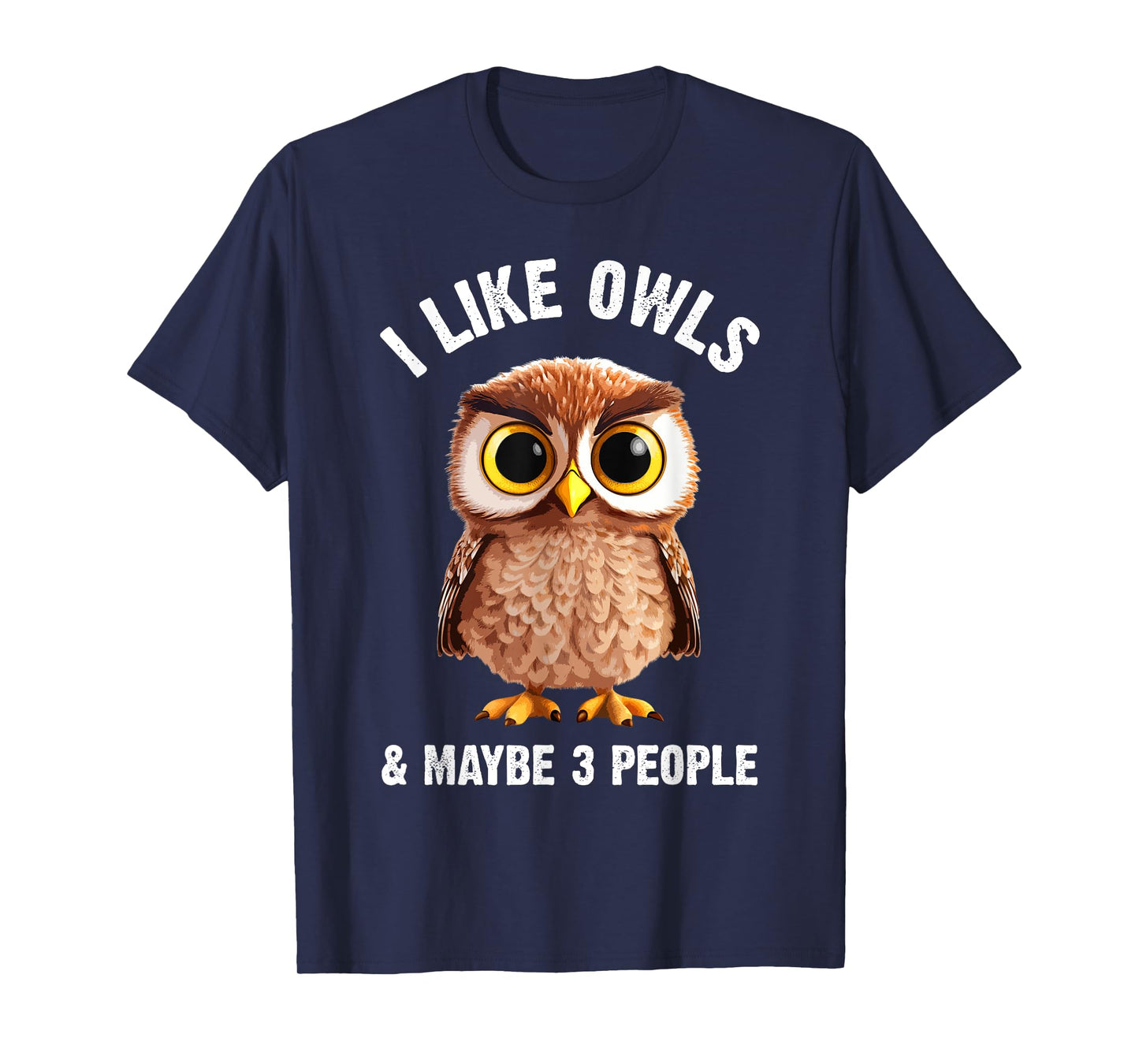 Cool Owl Design For Men Women Kids Bird Zookeeper Owl Lover T-Shirt
