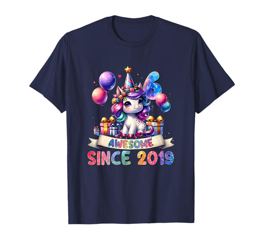 6 Year Old Unicorn Gifts For Girls 6th Birthday Girl Party T-Shirt