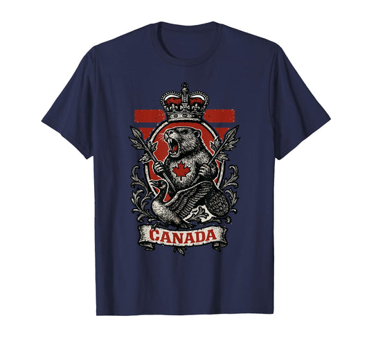 Canadian Crest Industrious Beaver Ungovernable Goose T-Shirt