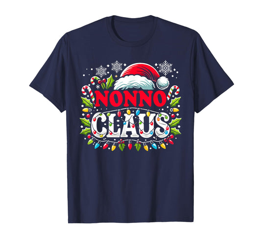Nonno Claus Funny Christmas Santa Hat, Italian Grandpa Xmax T-Shirt