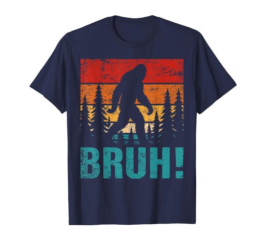 Funny Bigfoot Bruh For Boys Girls Kids Men Women T-Shirt