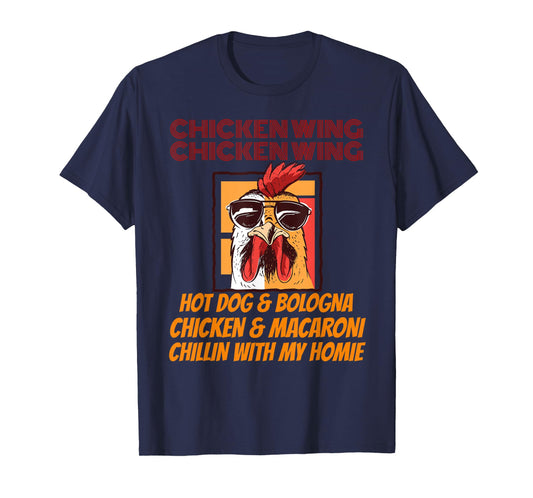 Kids chicken wing chicken wing hot dog and bologna T-Shirt