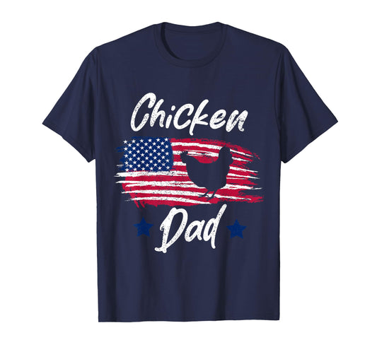 Chicken farmer Father Funny Chicken Dad T-Shirt