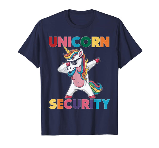 Unicorn Security Unicorn Funny Magical Mythical Charm T-Shirt
