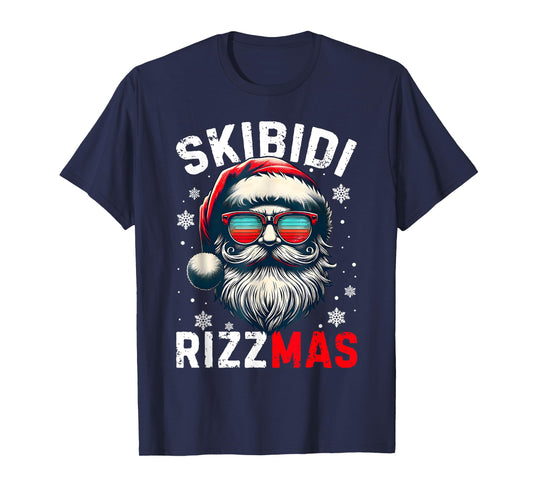 Merry Rizzmas Rizz Christmas Santa Claus Xmas Costume Funny T-Shirt