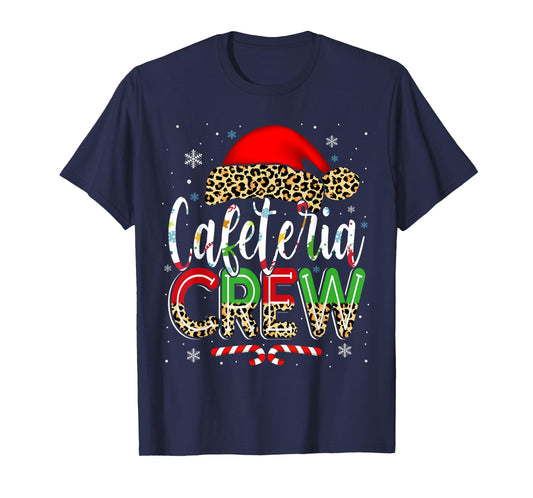 Cafeteria Crew Christmas Lunch Lady Xmas Ugly Sweater T-Shirt