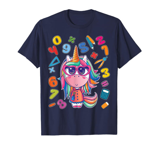 Number day t shirt for kids maths number day shirt kids gift T-Shirt