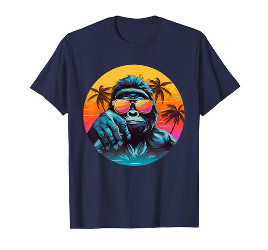 Aesthetic Gorilla I Retro Gorilla T-Shirt