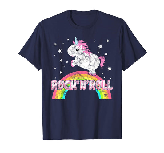 Funny Ironic Cool Unicorn Rock'n'Roll Music Festival T-Shirt T-Shirt