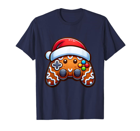 Christmas Gamer Boys Video Games Santa Controller Xmas Funny T-Shirt