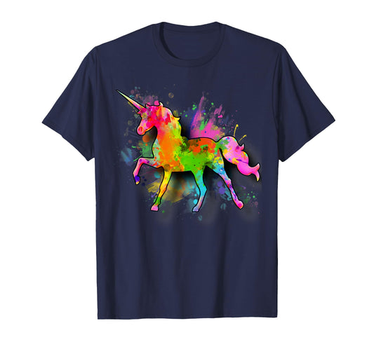 Colorful Retro Unicorn Gear For Men, Women & Kids T-Shirt