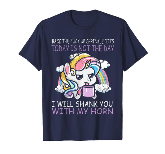 Unicorns Sprinkle Tits Funny Quotes Unicorn Humour Gift T-Shirt