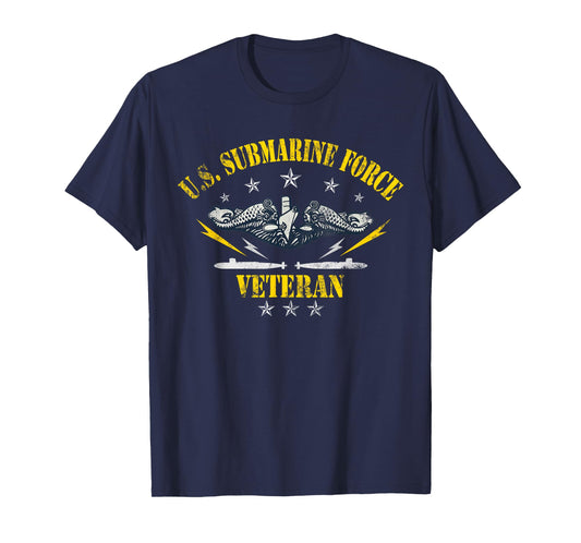 U.S Submarines Forces Veterans Day Silent Service Patriotic T-Shirt